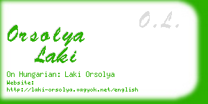 orsolya laki business card